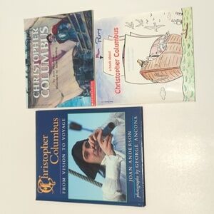 Scholastic Christopher Columbus Children's Book Set of 3 Books